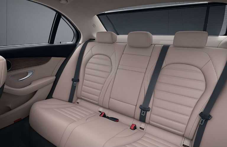 2020 Mercedes-Benz C-Class rear passenger seats