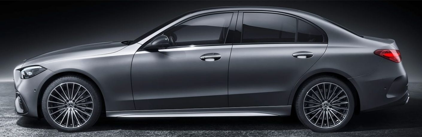 Side view of the 2022 Mercedes-Benz C Class