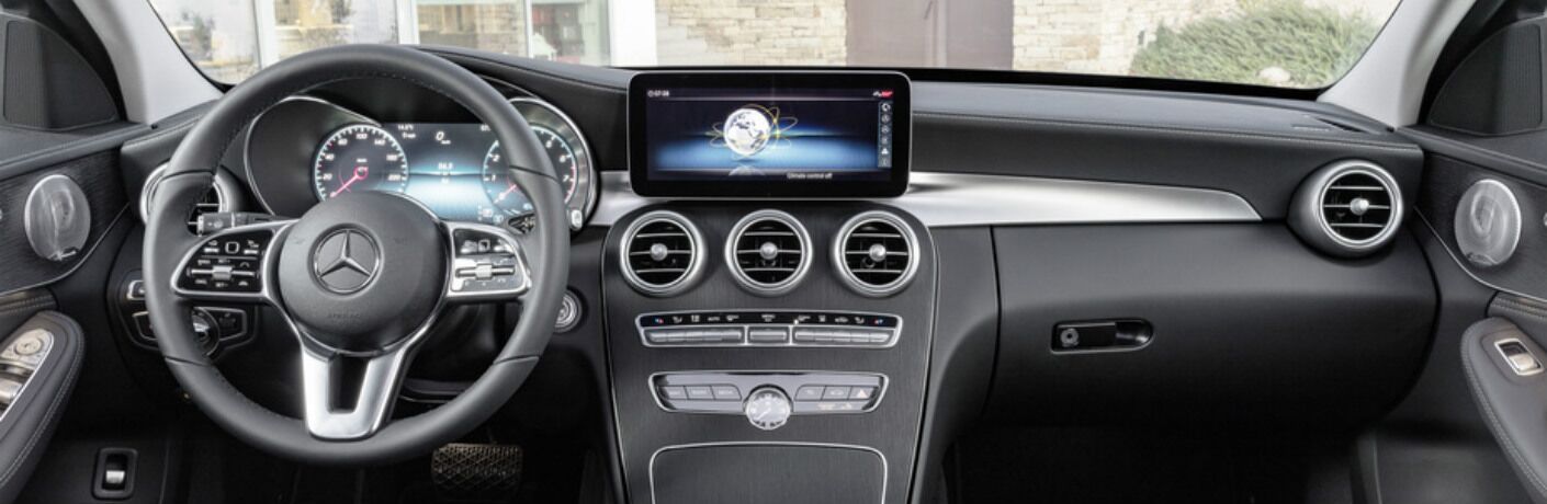 cockpit view in the 2019 Mercedes-Benz C-Class
