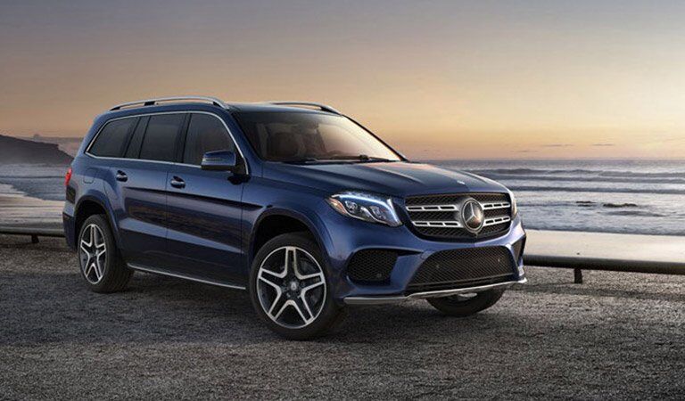 Mercedes-Benz GLS front and side profile