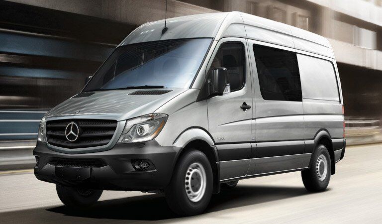 Mercedes-Benz Sprinter Crew Van driving on a road