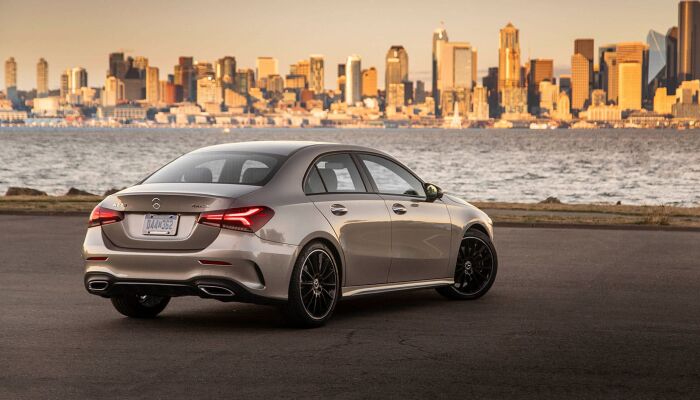 The sleek exterior of the 2019 Mercedes-Benz A 220 4MATIC