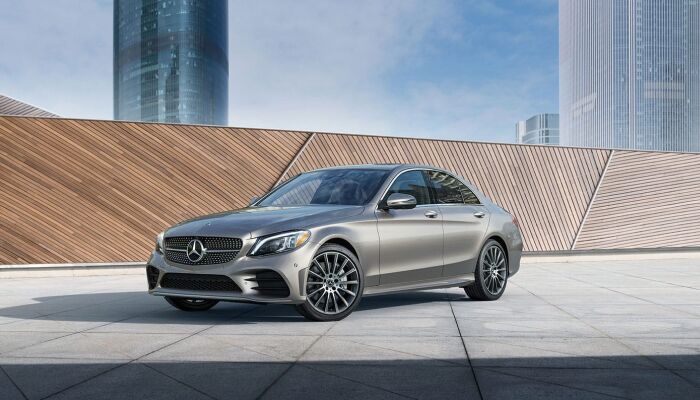The sleek exterior of the 2019 Mercedes-Benz C-Class