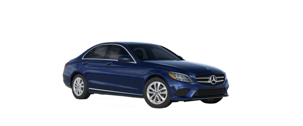 Mercedes-Benz C-Class in blue