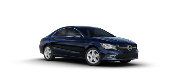 Mercedes-Benz CLA in blue