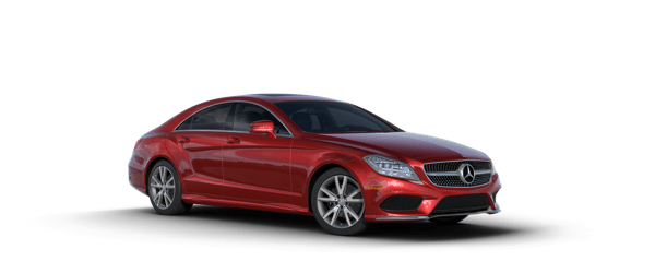 Mercedes-Benz CLS in red