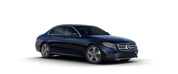 Mercedes-Benz E-Class in blue