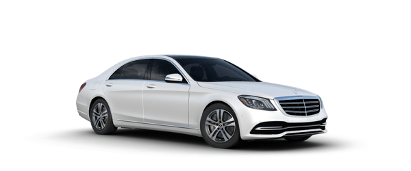 Mercedes-Benz S-Class in white