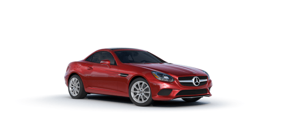 Mercedes-Benz SLC in red