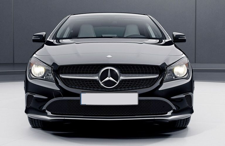 2017 mercedes-benz cla front headlights grille