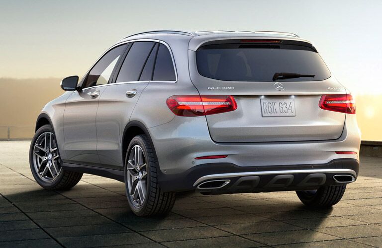 2017 mercedes-benz glc exterior rear taillights liftgate cargo space
