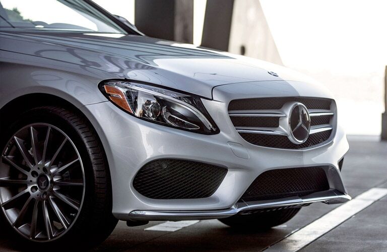 Front end of the 2017 Mercedes-Benz C-Class
