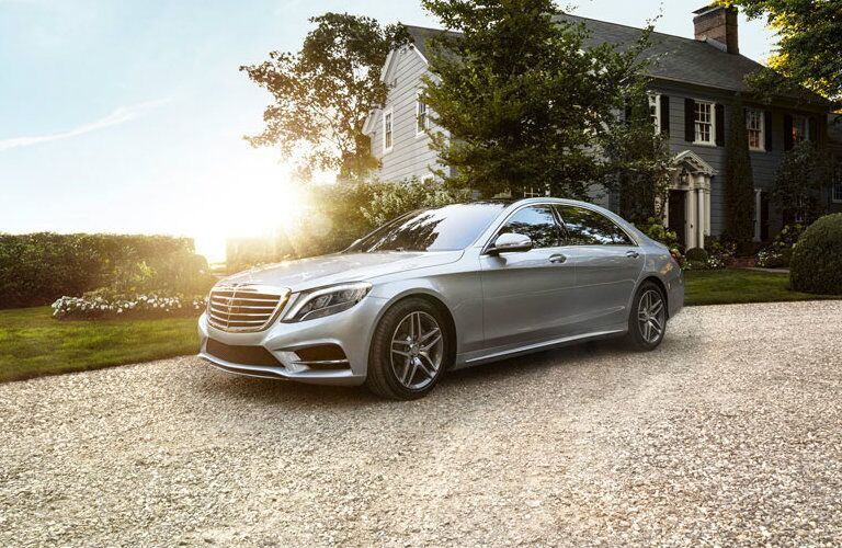 silver 2017 Mercedes-Benz S-Class parked in driveway