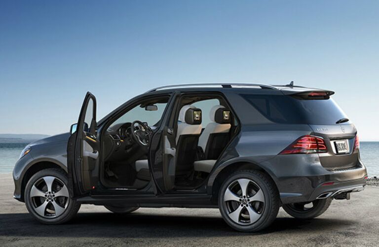 Mercedes-Benz GLE with side doors open