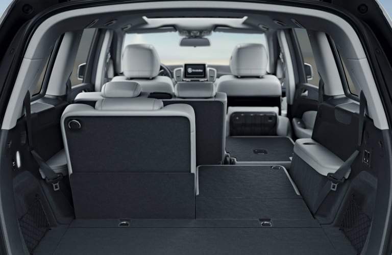 Mercedes-Benz GLS rear seats folded down