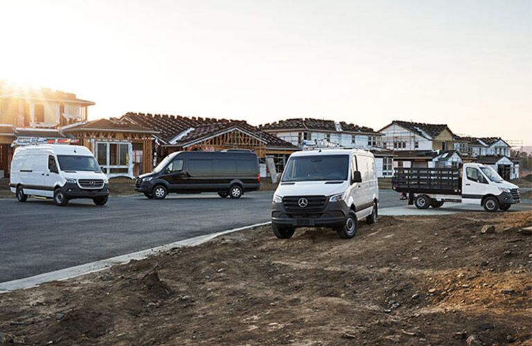 2019 Mercedes-Benz Vans parked outside at site