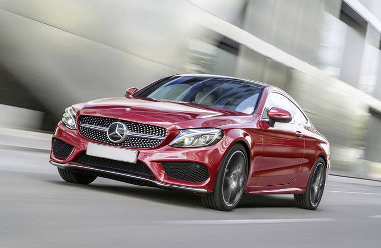 Màu đỏ 2017 Mercedes-Benz C300 Coupe