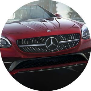 2017 Mercedes-Benz SLC front grille