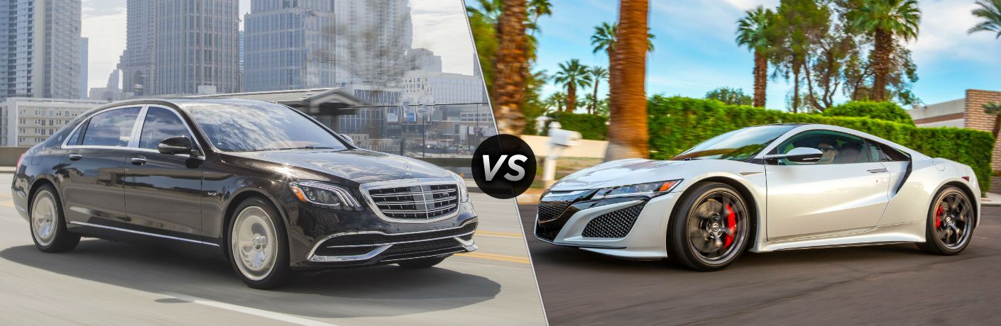 2018 Mercedes Maybach Vs 2018 Acura Nsx