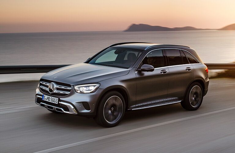 2020 Mercedes-Benz GLC driving on road