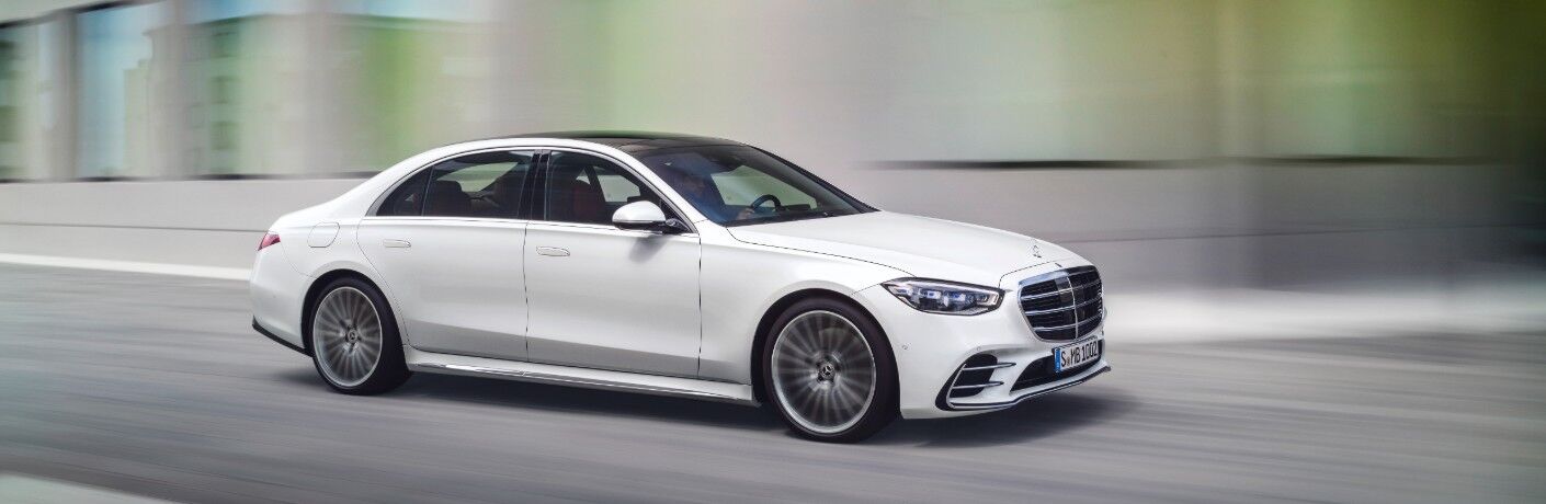 2021 Mercedes-Benz S-Class on road