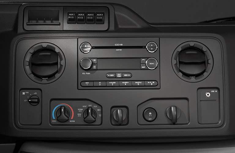 2017 Ford E-Series center console
