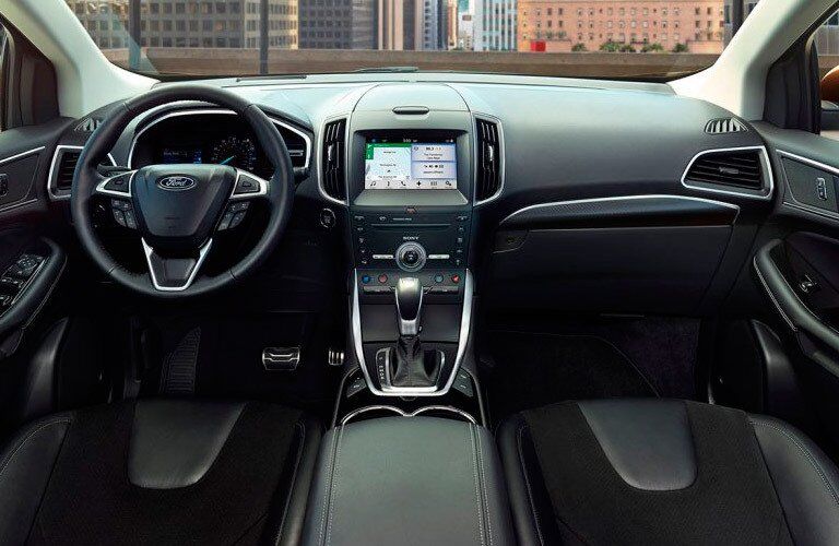 2017 Ford Edge interior dark