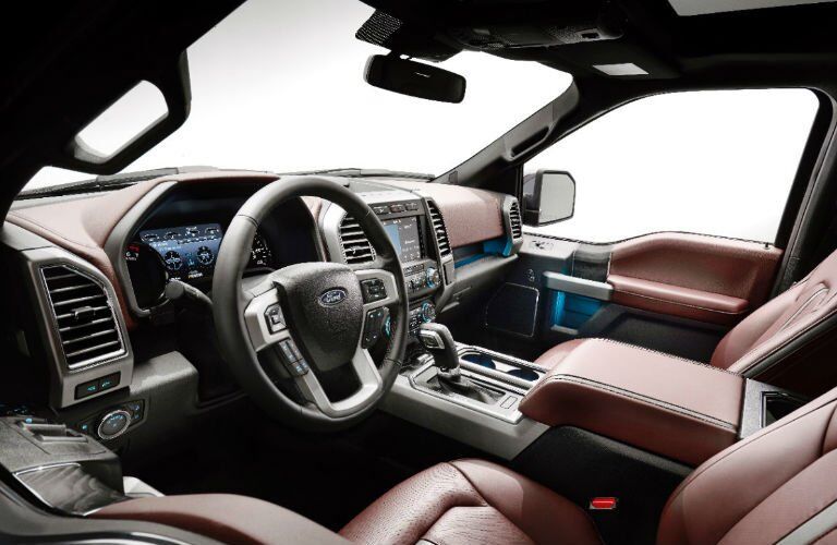 2017 Ford F-150 touchscreen navigation