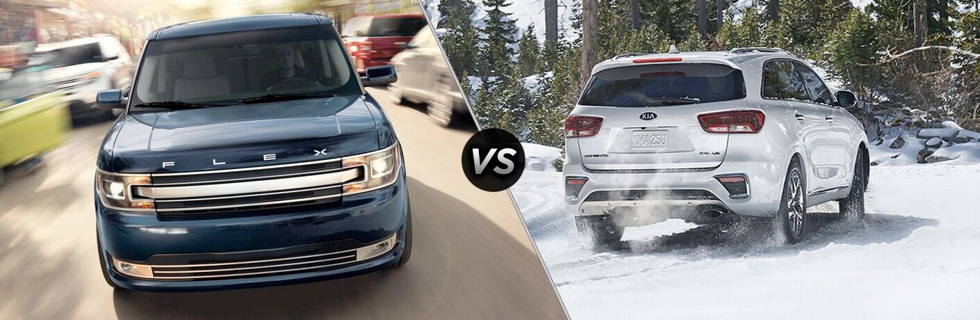 2019 Ford Flex vs 2019 Kia Sorento