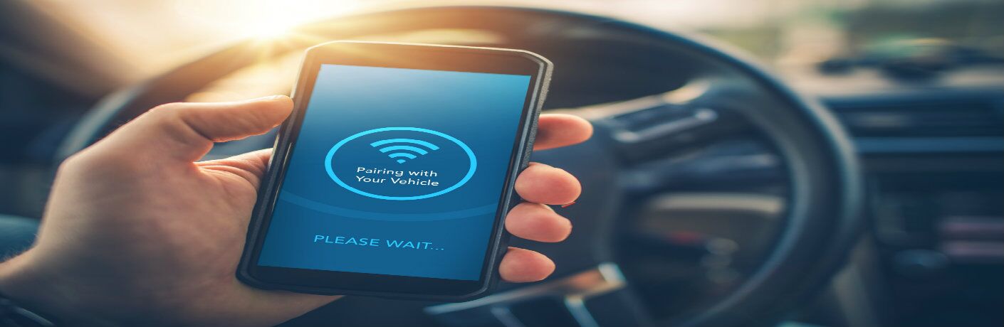 Phone pairing with a car