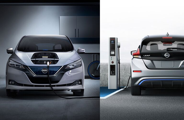 2018 Nissan LEAF plugged in getting charged