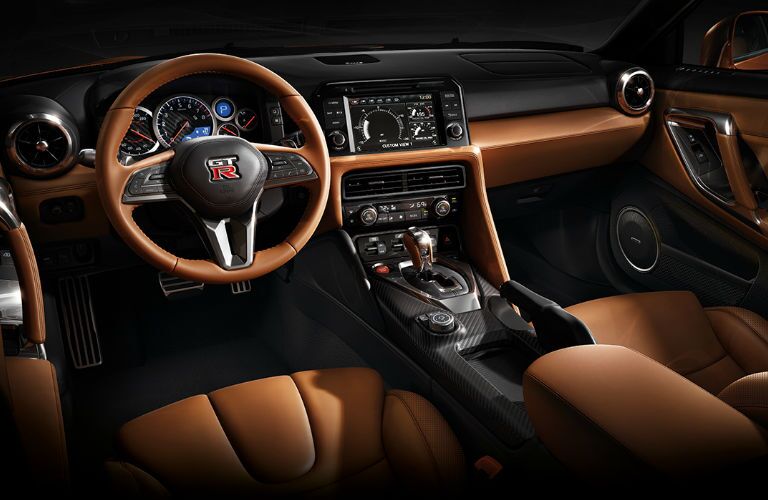 2018 Nissan GT-R front dashboard