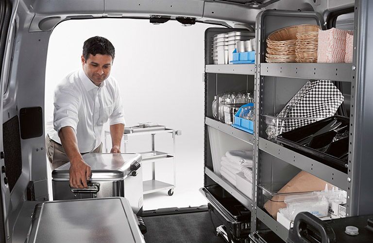2018 Nissan NV200 Compact Cargo Van rear cargo area