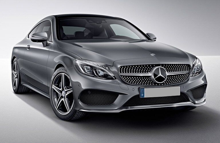 View of the 2017 Mercedes-Benz C-Class from the front