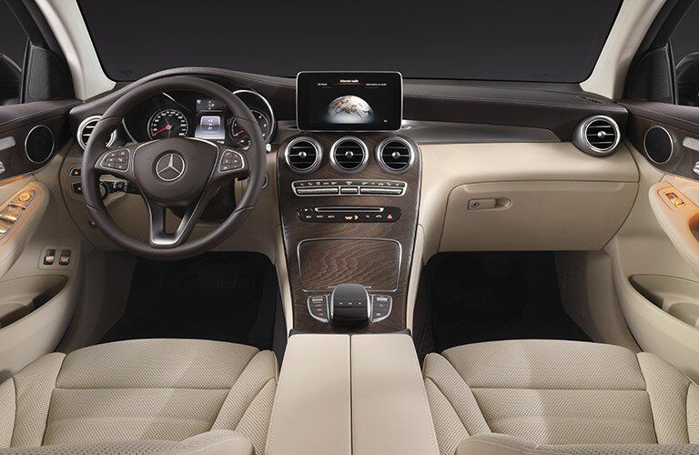 2017 Mercedes-Benz GLC300 Coupe Luxury Interior with COMAND Touchscreen