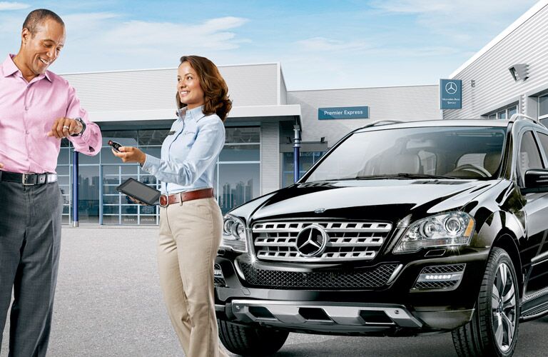 Mercedes-Benz Roadside Assistance Sign & Drive
