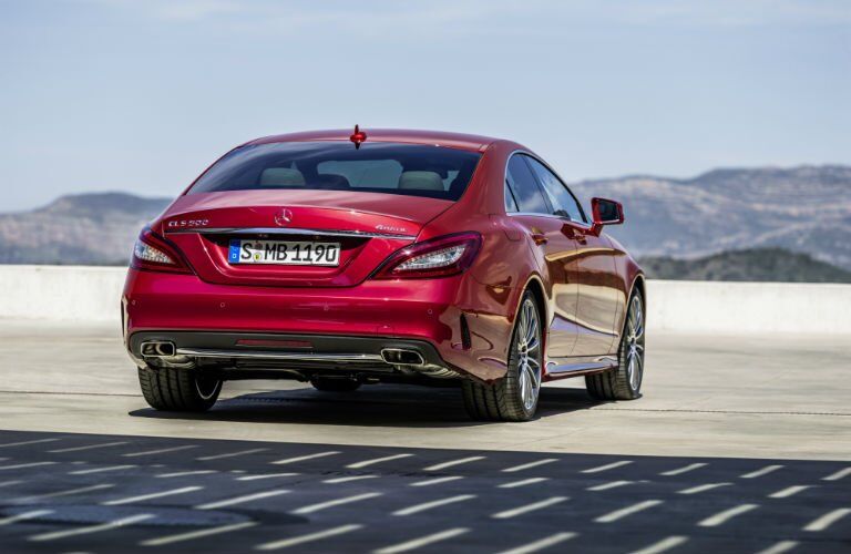 2017 Mercedes-Benz CLS Coupe Exterior Rear Profile