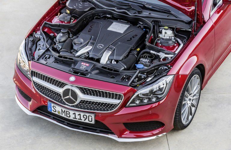 2017 Mercedes-Benz CLS Coupe Engine Bay