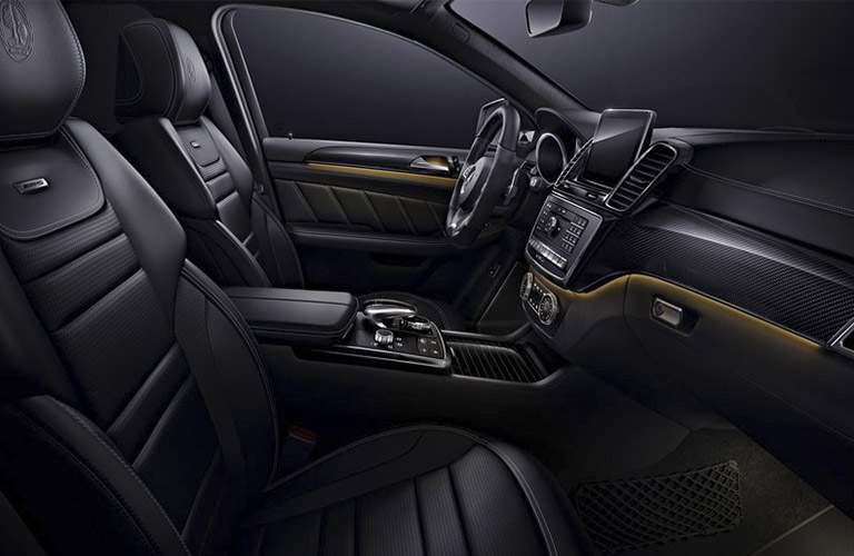 2017 Mercedes-Benz GLE Coupe SUV front interior passenger space