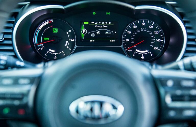 2016 Optima Hybrid Dashboard
