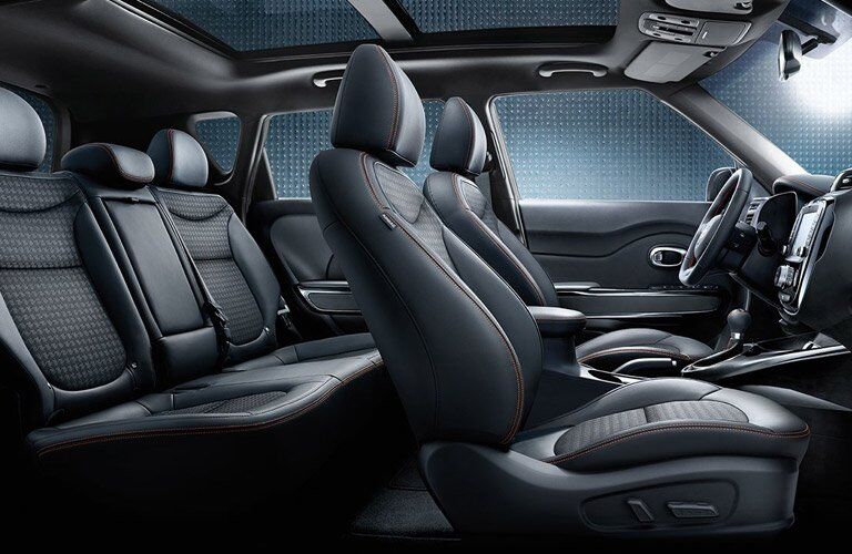 2017 Kia Soul Black Interior Side View
