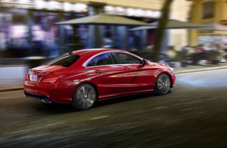 2017 CLA Coupe in Red