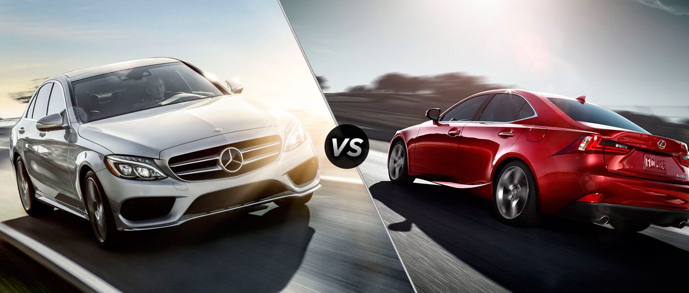 2015 Mercedes-Benz C-Class vs 2015 Lexus IS