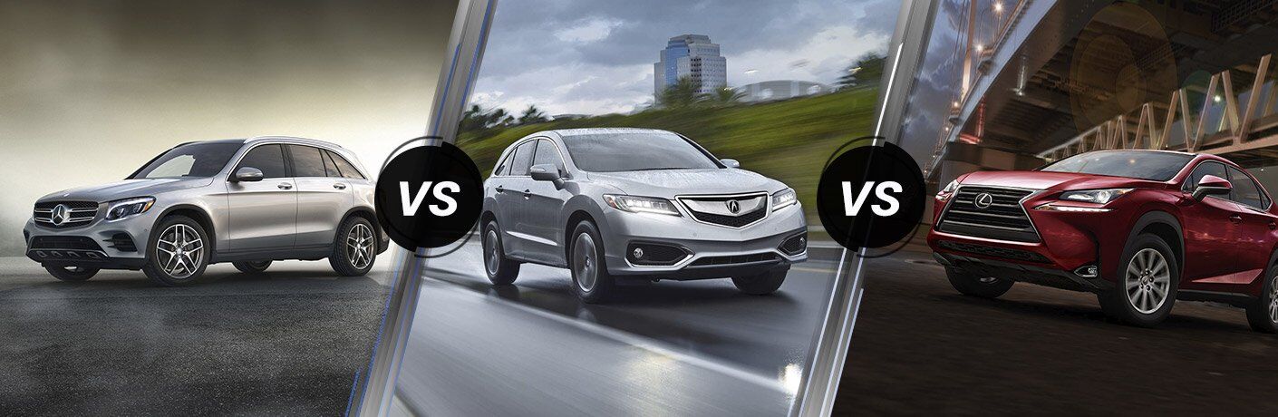 2017 Mercedes Benz Glc Vs Acura Rdx Lexus Nx