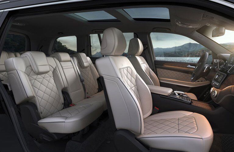 three rows of seating in the 2017 Mercedes-Benz GLS