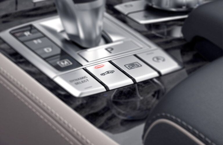 gear shift and mode selection on the 2017 Mercedes-Benz SL-Class
