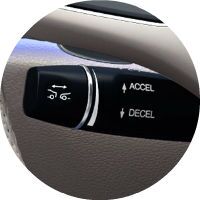 lane changing knob on the 2017 Mercedes-Benz E-Class with Drive Pilot