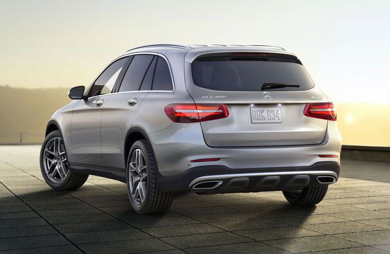 rear and side view of the 2018 Mercedes-Benz GLC