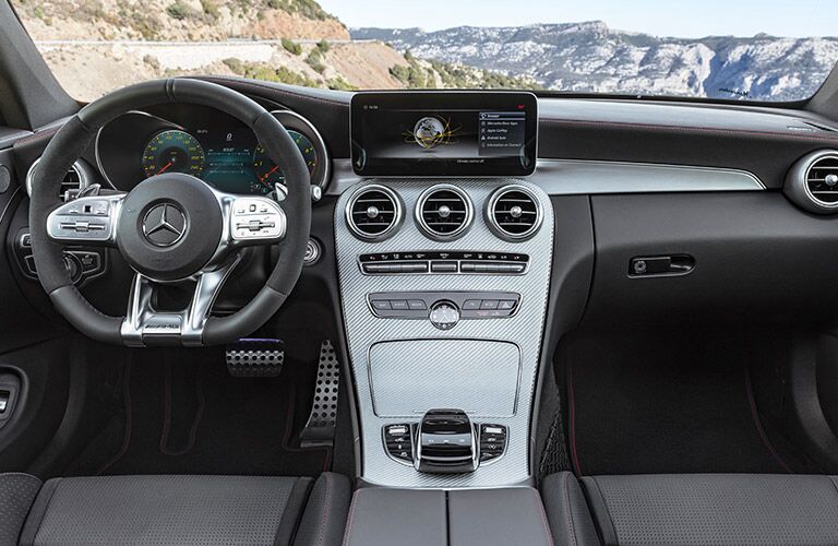 dashboard view of the 2019 Mercedes-AMG® C 43