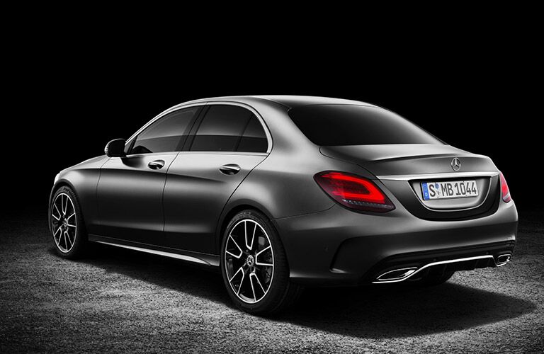 rear view of the 2019 Mercedes-Benz C-Class sedan